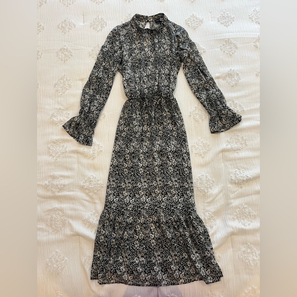 banana republic midi dress, size 0